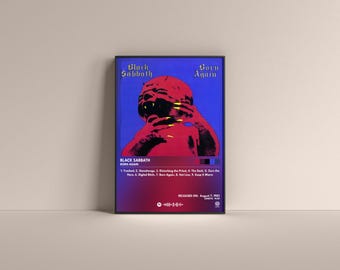 Black Sabbath Born Again Poster, Black Sabbath Poster, Black Sabbath Born Again Album High Quality, Digital Poster, Music Poster