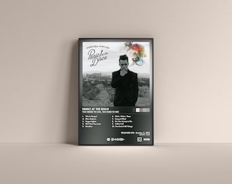 Panik! at the Disco Geschenk Poster, Too Weird to Live, Too Rare to Die! Album High Quality, Digital Poster, Musik Poster