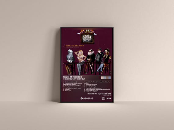 Panic! at the Disco Poster, Panic! at the Disco Gift Poster, A Fever You Can't Sweat Out Album High Quality, Digital Poster, Music Poster
