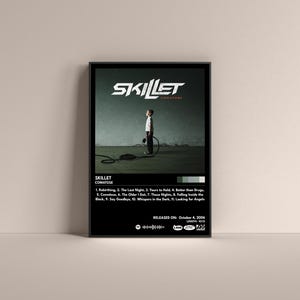 Skillet Comatose Album Art Poster (Digital or Unframed) Black