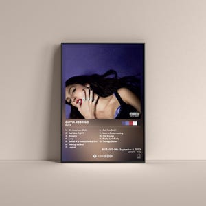 Olivia Rodrigo Guts Poster, Olivia Rodrigo Guts Gift Poster, Olivia Rodrigo Guts Album High Quality, Digital Poster, Music Poster
