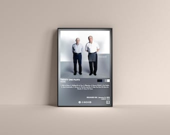 Twenty One Pilots Vessel Poster, Twenty One Pilots Vessel Gift Poster, Twenty One Pilots Album High Quality, Digital Poster, Music Poster