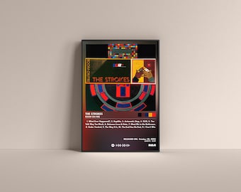 The Strokes Room on Fire Poster, The Strokes Poster, The Strokes Room on Fire Album High Quality, Digital Poster, Music Poster