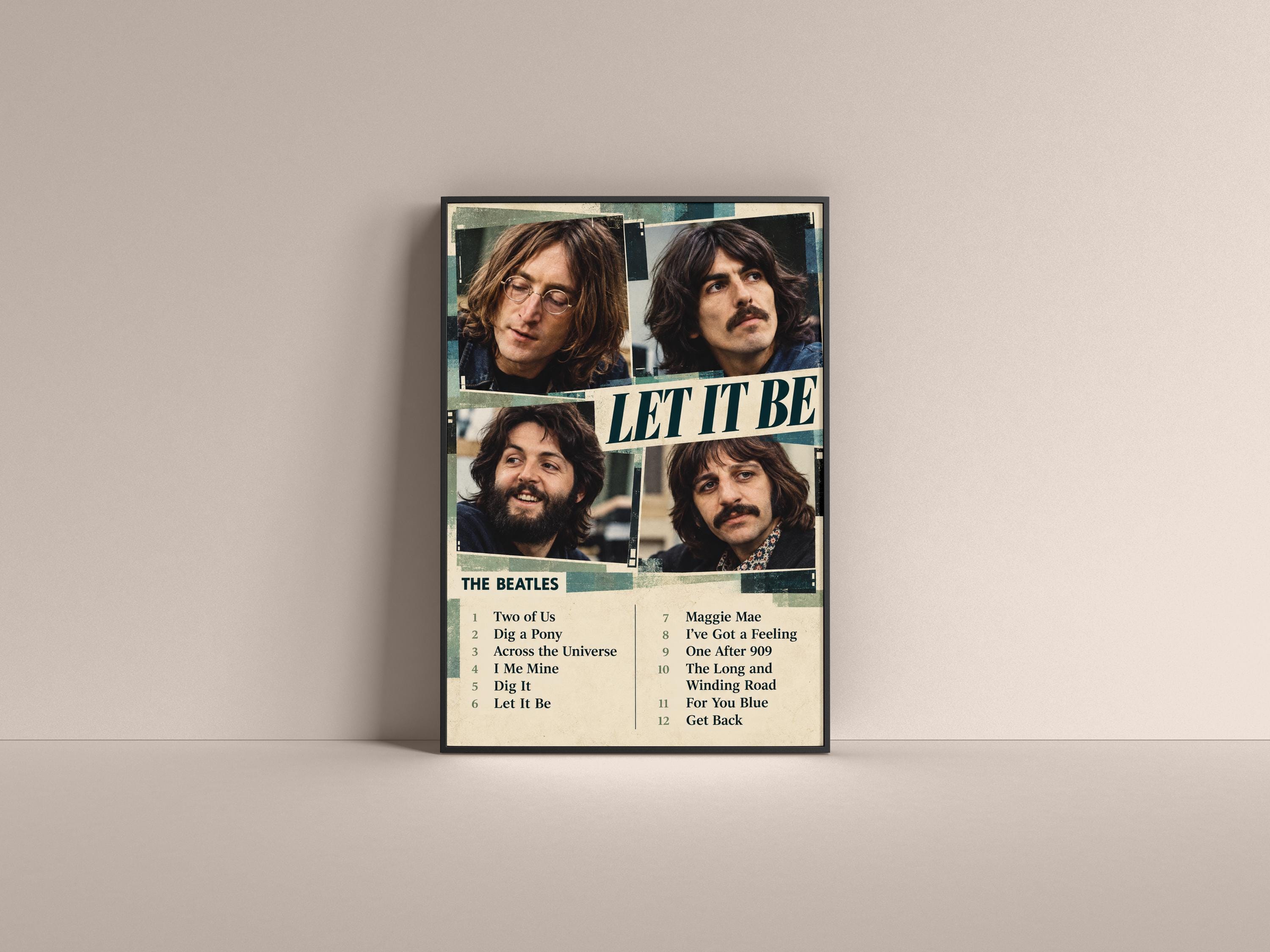 Let It Be Beatles Wall Art - Etsy
