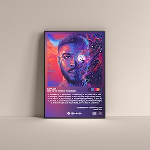 Kid Cudi Man on the Moon III: The Chosen Poster, Kid Cudi Gift Poster, Kid Cudi Album High Quality, Digital Poster, Music Poster