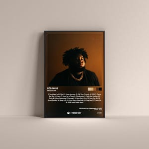 Rod Wave Nostalgia Poster, Rod Wave Nostalgia Gift Poster, Rod Wave Nostalgia Album High Quality, Digital Poster, Music Poster