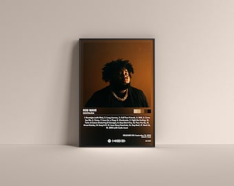 Rod Wave Nostalgia Poster, Rod Wave Nostalgia Gift Poster, Rod Wave Nostalgia Album High Quality, Digital Poster, Music Poster