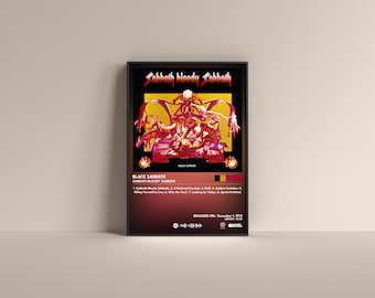 Black Sabbath Sabbath Bloody Sabbath Poster, Black Sabbath Poster, Black Sabbath Album High Quality, Digital Poster, Music Poster