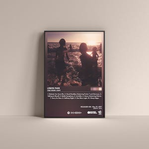 Póster de Linkin Park "One More Light", póster de regalo de Linkin Park, álbum de Linkin Park "One More Light" de alta calidad, póster digital, póster musical