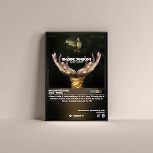 Imagine Dragons Smoke + Mirrors Poster, Imagine Dragons Gift Poster, Imagine Dragons Album High Quality, Digital Poster, Music Poster