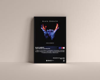 Black Sabbath Cross Purposes Album Poster, Music Print (Digital or Unframed)