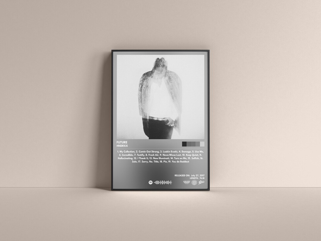 Future Hndrxx Poster, Future Hndrxx Gift Poster, Future Hndrxx Album