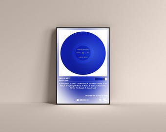 Plakat z albumu Kanye Westa „Jesus Is King”, wydruk artystyczny (cyfrowy lub matowy)