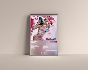 Kali Uchis Orquídeas Poster, Kali Uchis Orquídeas Gift Poster, Kali Uchis Orquídeas Album High Quality, Digital Poster, Music Poster