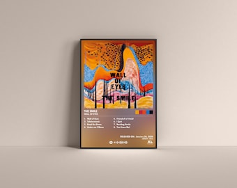 The Smile Wall of Eyes Music Poster, Fine Art Print (Digital or Unframed)