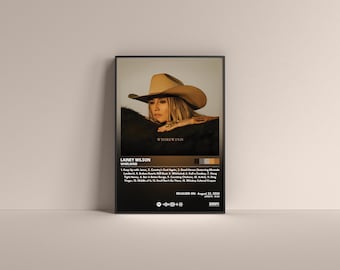 Lainey Wilson Whirlwind Poster, Lainey Wilson Whirlwind Gift Poster, Lainey Wilson Album High Quality, Digital Poster, Music Poster