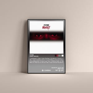 Future Honest (Deluxe) Poster, Future Honest (Deluxe) Gift Poster, Future Honest (Deluxe) Album High Quality, Digital Poster, Music Poster