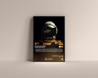 Omgekeerd vallen Coming Home-poster (deluxe), omgekeerd vallen Cadeauposter, omgekeerd vallen Album HQ, digitale poster, muziekposter