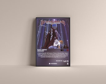 Black Sabbath Dehumanizer Poster, Black Sabbath Poster, Black Sabbath Dehumanizer Album High Quality, Digital Poster, Music Poster