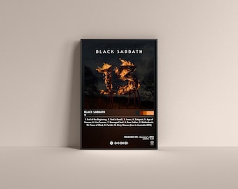 Black Sabbath 13 Album Poster, Music Art (Digital or Unframed)