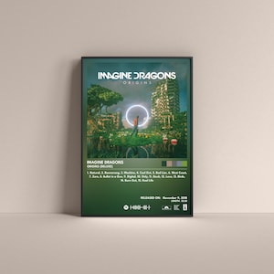 Imagine Dragons Origins Poster, Imagine Dragons Origins Gift Poster, Imagine Dragons Origins Album High Quality, Digital Poster,Music Poster