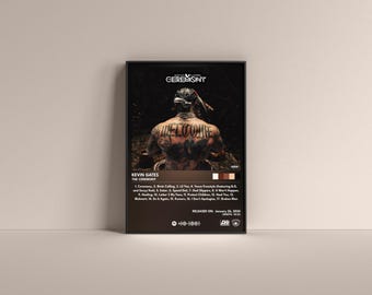 Kevin Gates The Ceremony Poster, Kevin Gates The Ceremony Gift Poster, Kevin Gates The Ceremony High Quality, Digital Poster, Music Poster