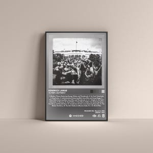 Kendrick Lamar To Pimp a Butterfly Poster, Kendrick Lamar Gift Poster, Kendrick Lamar Album High Quality, Digital Poster, Music Poster
