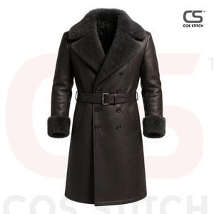 Vintage Wool Coat Fur Collar - Etsy