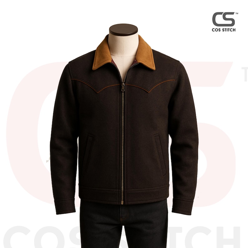 Western jacket
men wool jacket
handmade jacket
cowboy jacket
brown jacket
vintage style jacket
gift for him
casual jacket men
fast shipping
Cosplay jacket
lightweight jacket
trucker jacket
trendy jackets