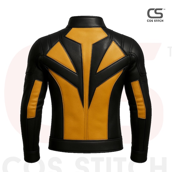 Men Wolverine Inspire Leather Jacket X Men Cosplay Jacket Cosplay