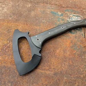 Tomahawk Axt, 80CrV2 Stahl, Full Tang Survival Beil