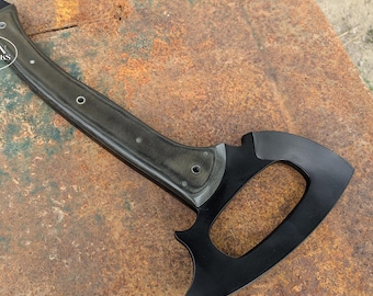 Tomahawk Axe, 80CrV2 Steel, Full Tang Survival Hatchet