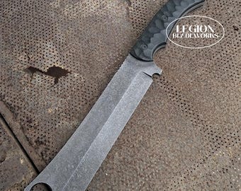 Machete Knife Handmade Custom Camping Bushcraft Outdoor Hunting Bushcraft Collectbile