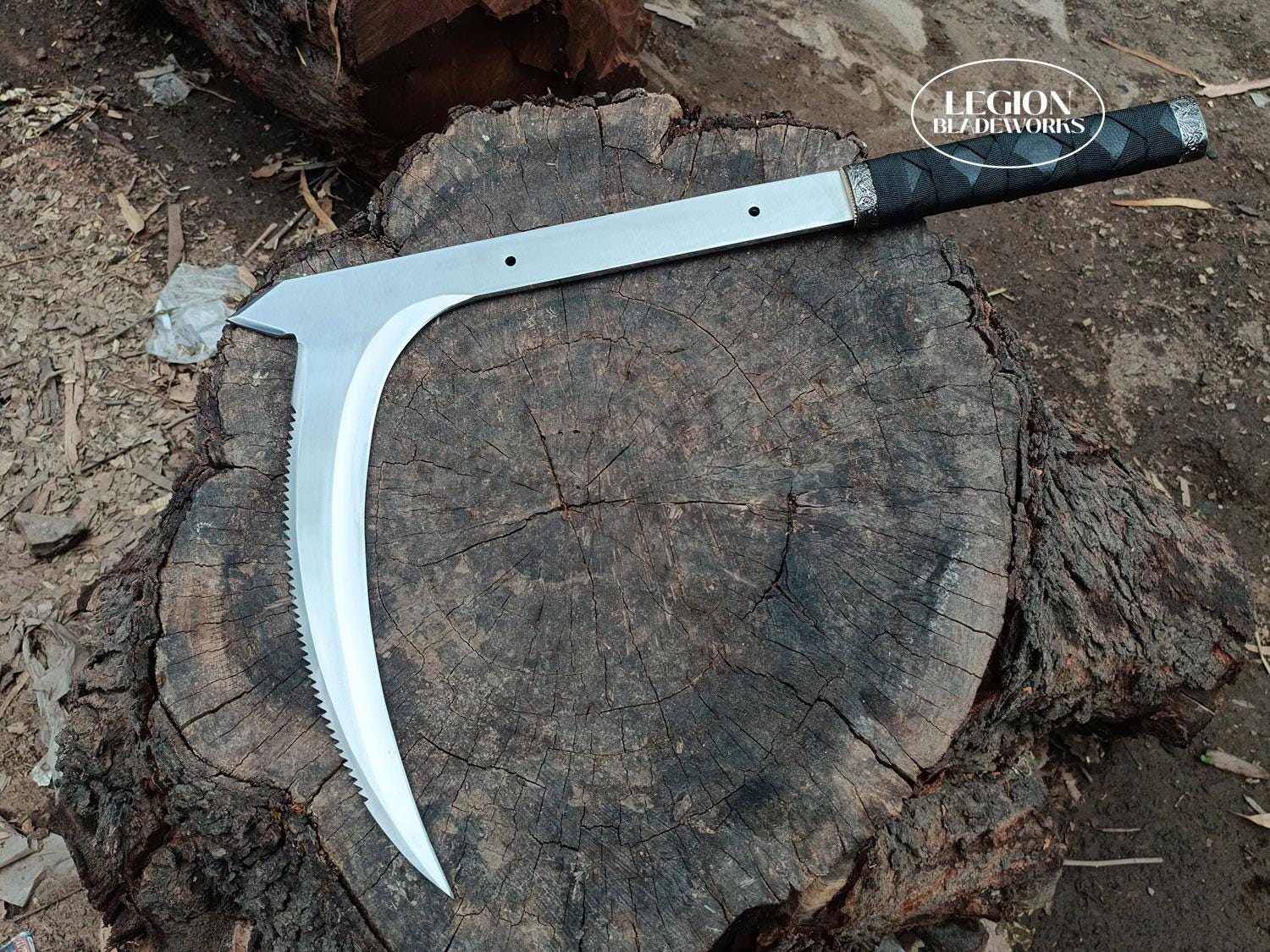 凛として時雨　竜巻蠍刃　鋏 Kusarigama Sickle, Japanese Farmer Sword, Samurai Ninja Sword