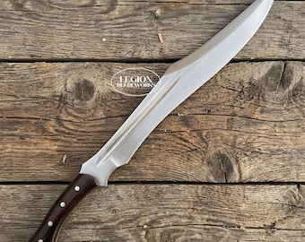 Scimitar Sword Custom Made 6150 High Carbon Steel Handmade, Wedding Gift, Cosplay, Rose Wood Handle