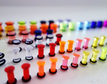 BRAND NEW Bulk Closeout Sale Lot Plug Stretchers Plugs Earrings Piercings 00g 0g 2g 4g 6g 8g - DIY Make or Use as is