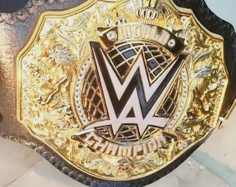 World Heavyweight Championship Replica Wrestling Title Belt Adult Size 6mm
