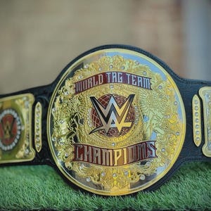 Heavyweight Championship World Tag Team Replica Belt 2mm Adult Size