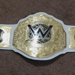 Womens World Heavyweight Championship Belt Wrestling Replica 2mm Brass adult