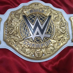 Whc womens champion 2023 Casted plates 24karat gold Plated Real stones