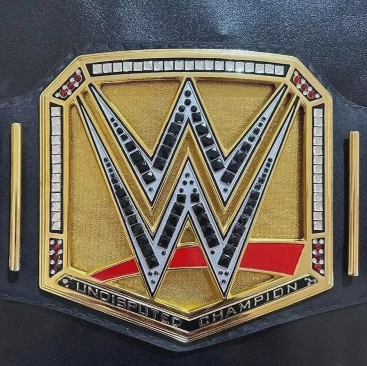 Cintura Campionato Mondiale Dei Pesi Pesanti Pelle Adulto Nera Replica - Foto 12