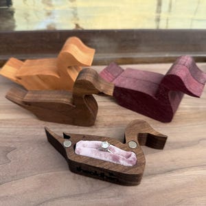 Pintail Duck Ring Box for Engagement or Travel - Waterfowl Gift