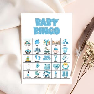 printable baby bingo, baby bingo download, baby shower activity, baby shower game, kids baby bingo  boho baby shower, gender neutral baby