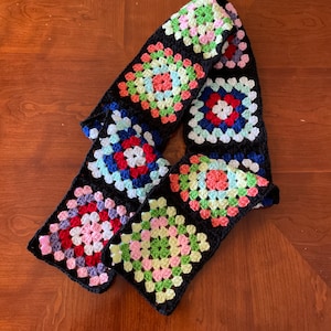 Granny Square Scarf