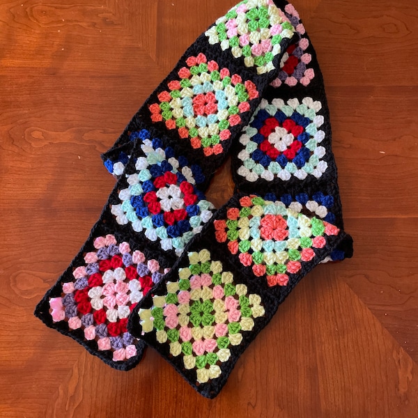 Granny Square Scarf