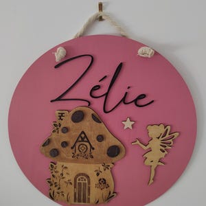 Wooden wall decoration for children&#39;s room.