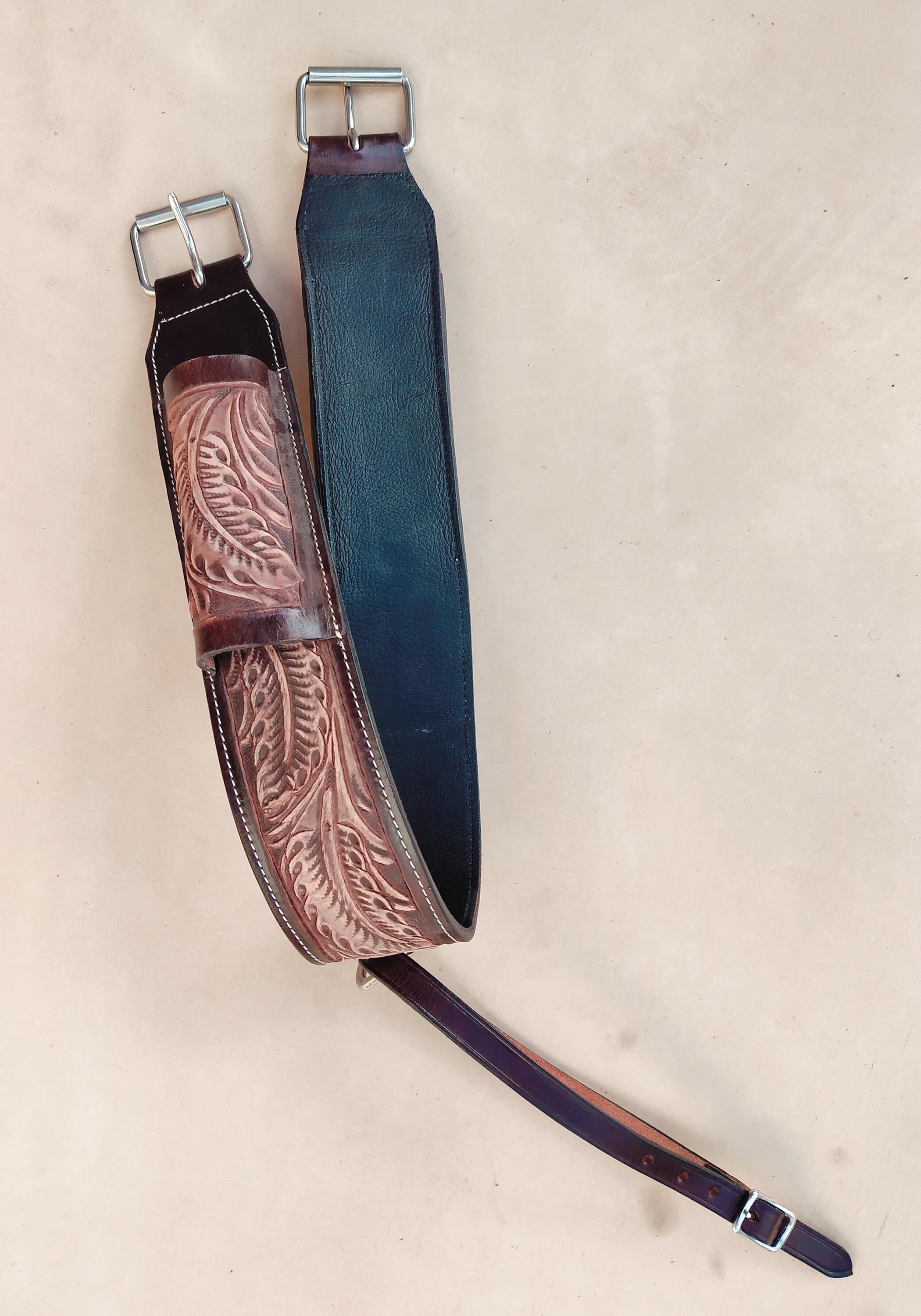 Western Leather Saddle Cinch for Horse Saddle 36'' Buckle to Buckle - Etsy