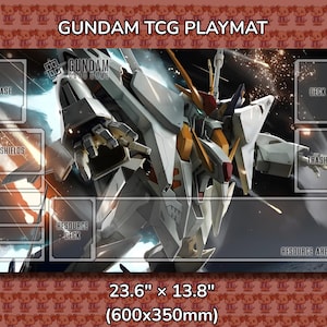 Xi V1 Gundam TCG Playmat Mockup