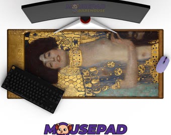 Gustav Klimt - Judith and the Head of Holofernes Painting Mousepad 2