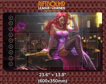 Miss Fortune V1 - Tapis de jeu de cartes à collectionner RiftBound